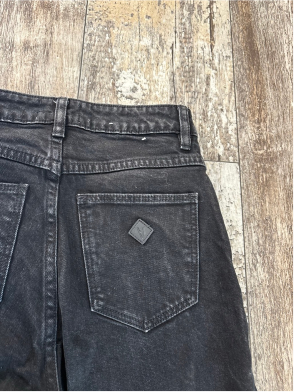 Abrand 94 High & Wide Black Jeans Size 24 | High Rise Wide Leg Denim - Picture 8 of 9